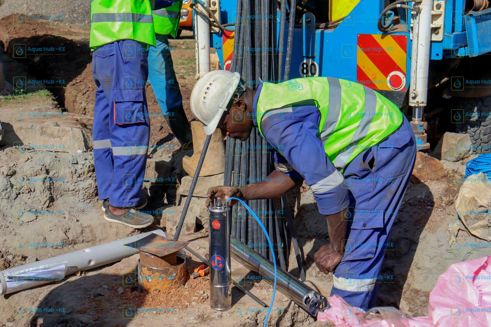 Solar borehole pumps in Kenya