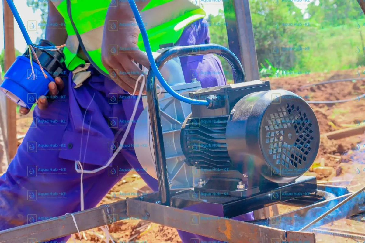 Pump installation in Konza