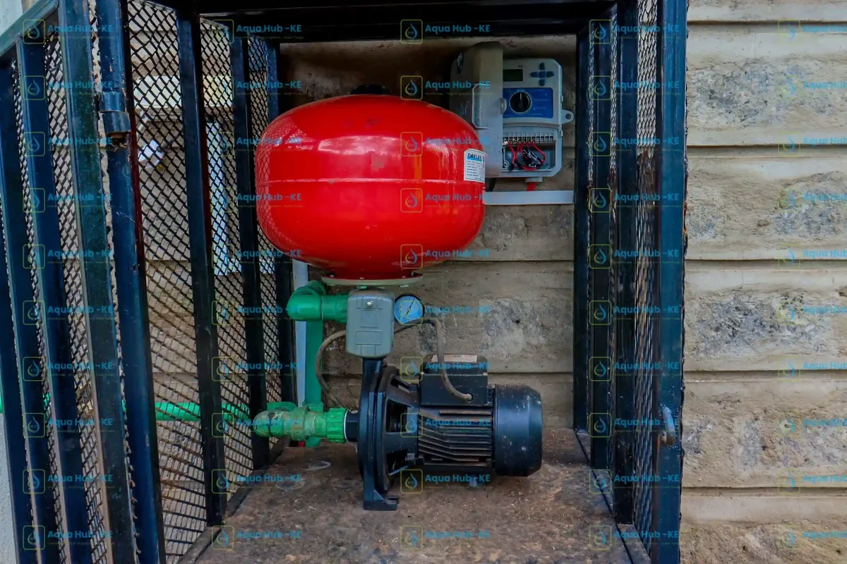 Wall unit water pump system by Aqua Hub