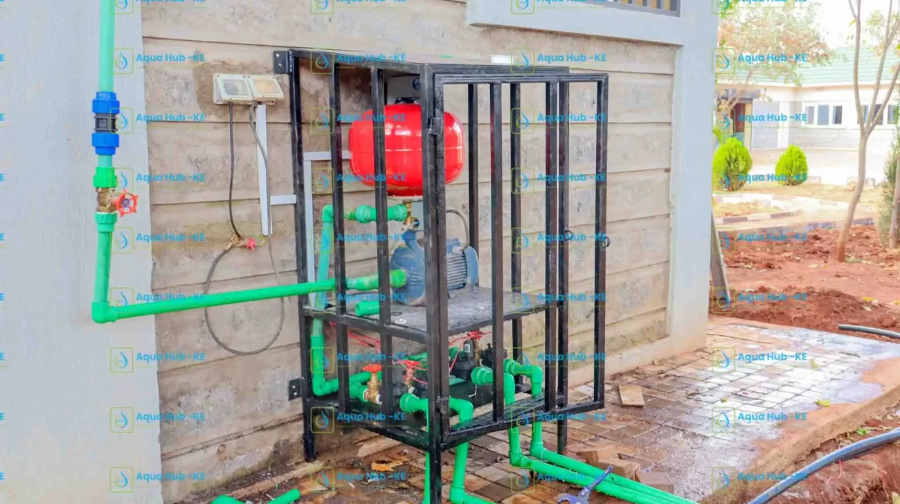 Caged pump for domestic pumps in Kenya