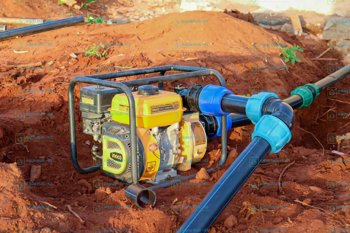 Pump installation by Aqua Hub Kenya